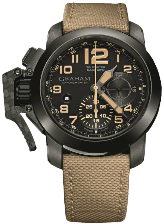Replica Graham Watch 2CCAU.B02A.T13N CHRONOFIGHTER OVERSIZE BLACK SAHARA